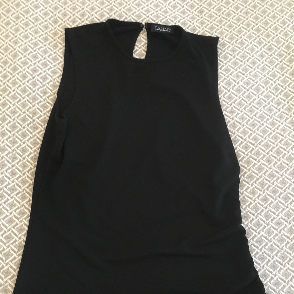 Tahari Tank with ruched side tie
